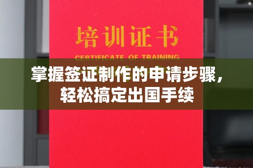 隆阳掌握签证制作的申请步骤，轻松搞定出国手续