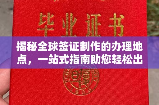 隆阳揭秘全球签证制作的办理地点，一站式指南助您轻松出行